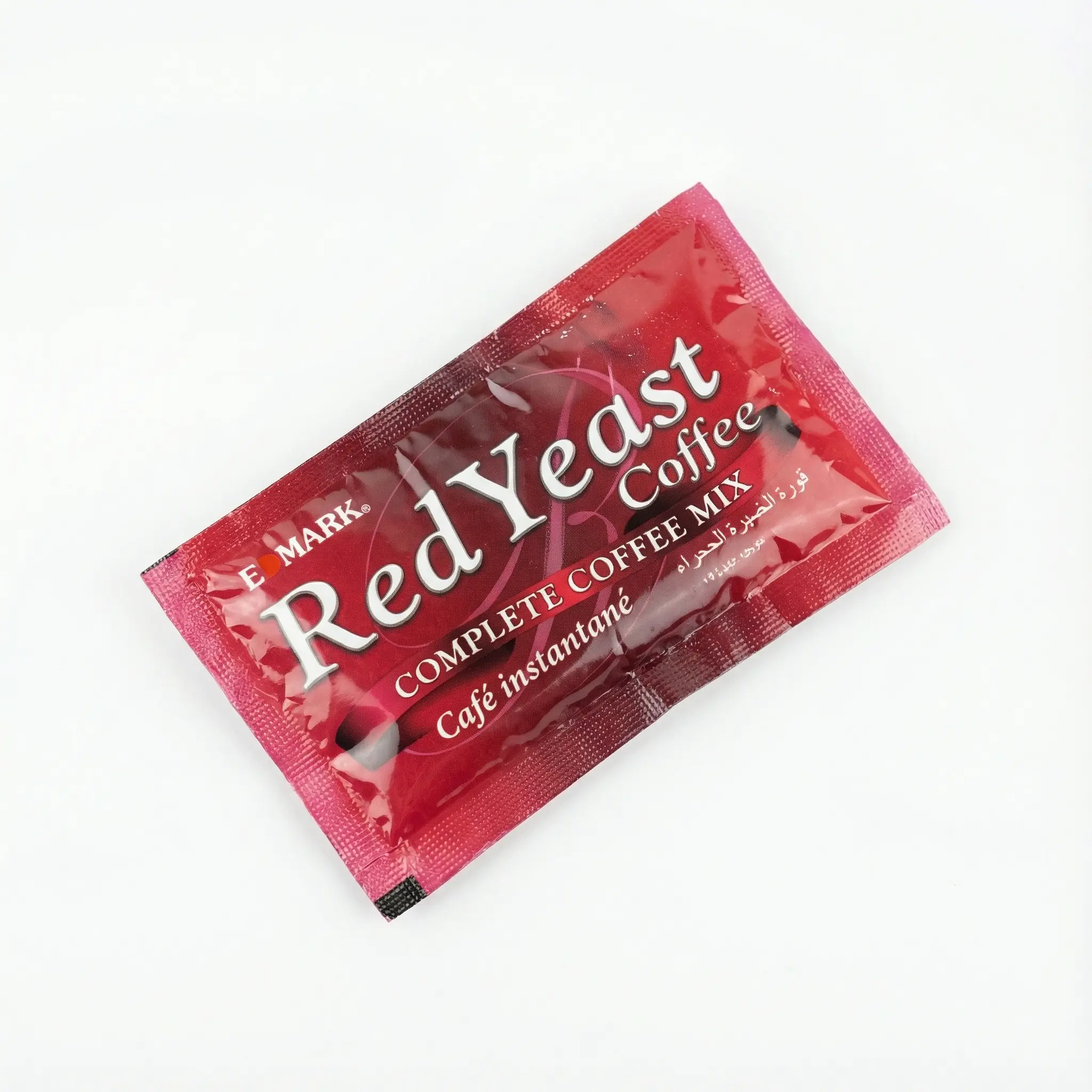 boite de cafe red yeast edmark vue de dessus